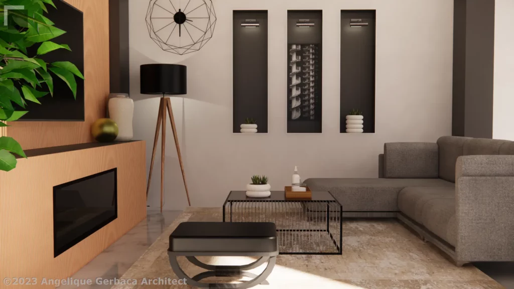 AG - RadiantGloom - Interior Design Project - Living Room- HT